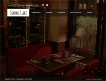 Tablet Screenshot of contre-allee.com